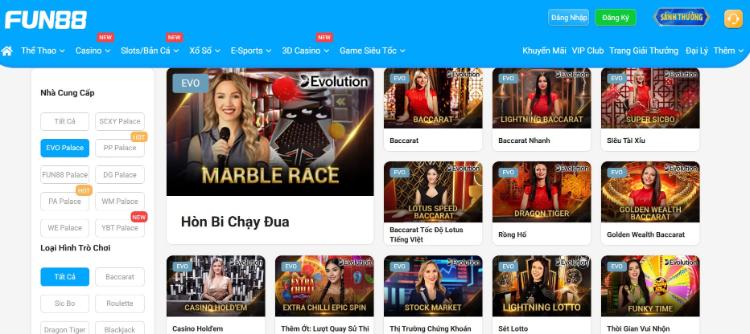 Casino online Fun88