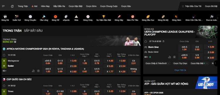 cá cược thể thao 188BET