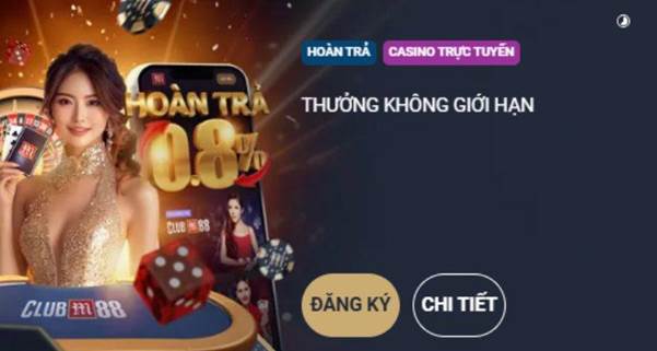 hoàn trả casino M88