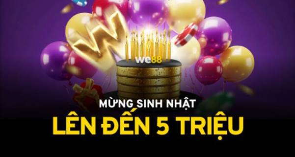ưu đãimừng sinh nhật WE88