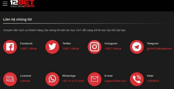 Liên hệ 12BET