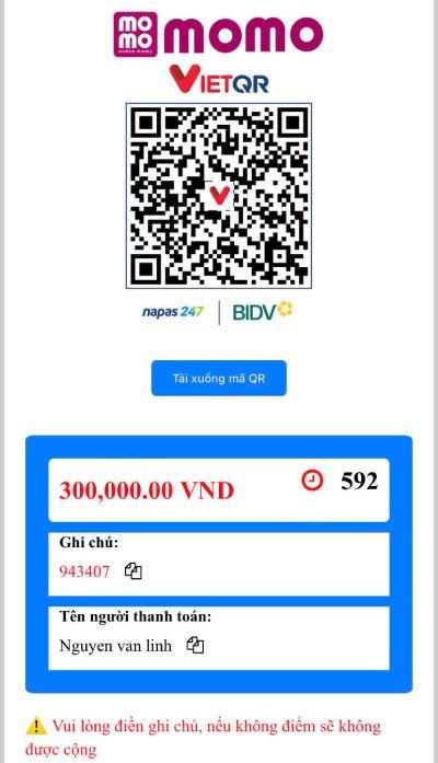 thanh toán qua mã QR