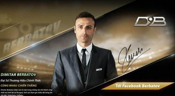 Đại sứ JBO Dimitar Berbatov