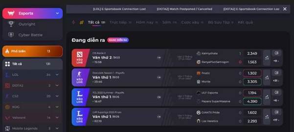 cá cược Esports JBO